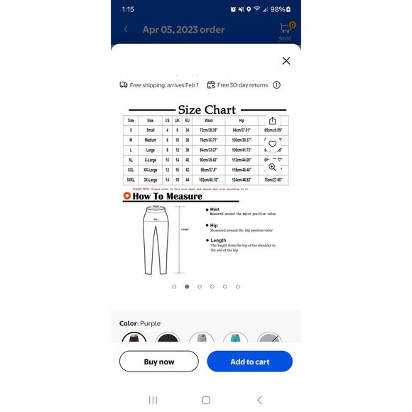 Gray Cropped Full Leg Summer Pants Womens plus size 2XL - Picture 2 of 3